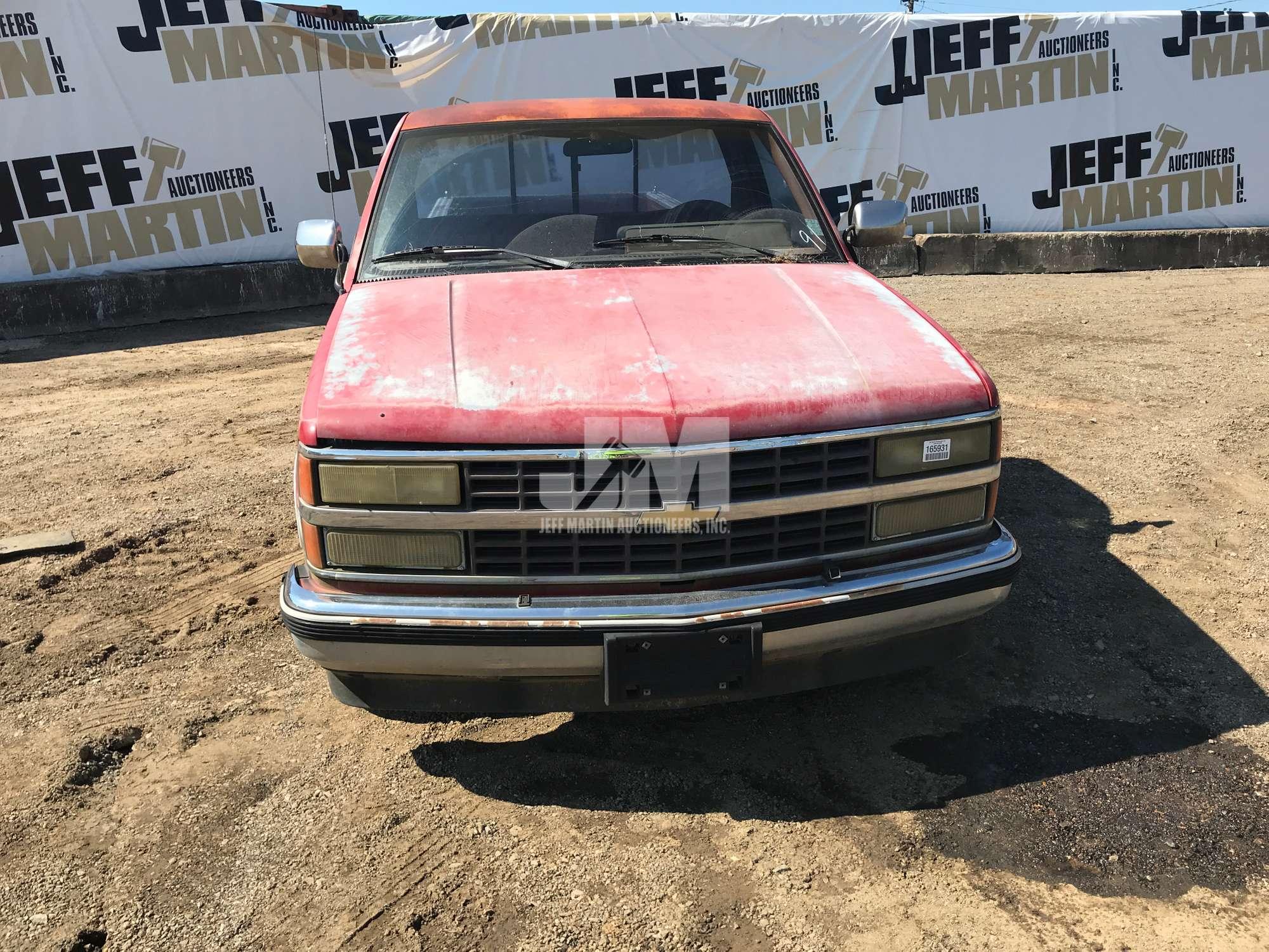 1991 CHEVROLET GMT-400 REGULAR CAB PICKUP VIN: 1GCDC14K5MZ101658