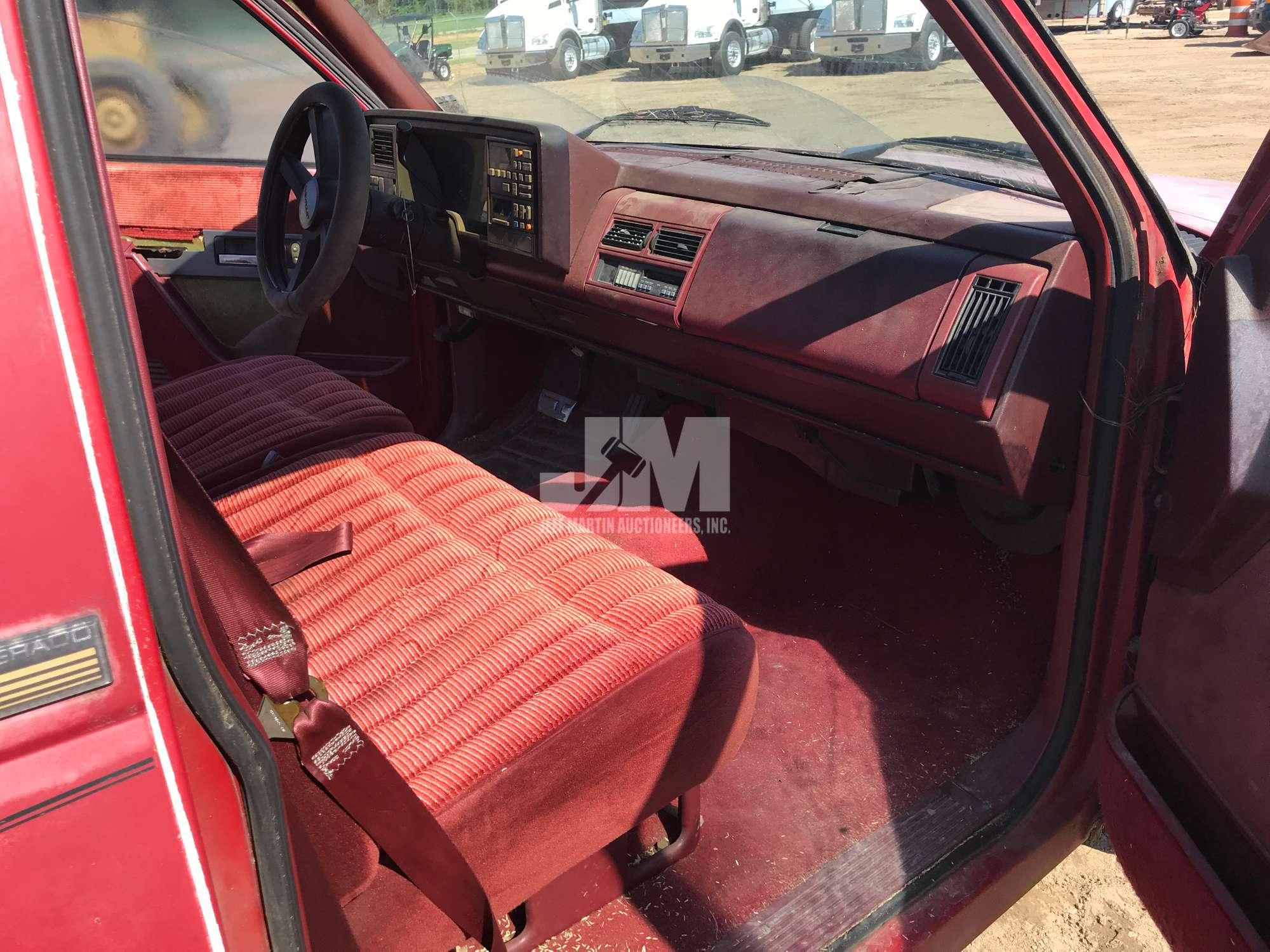1991 CHEVROLET GMT-400 REGULAR CAB PICKUP VIN: 1GCDC14K5MZ101658