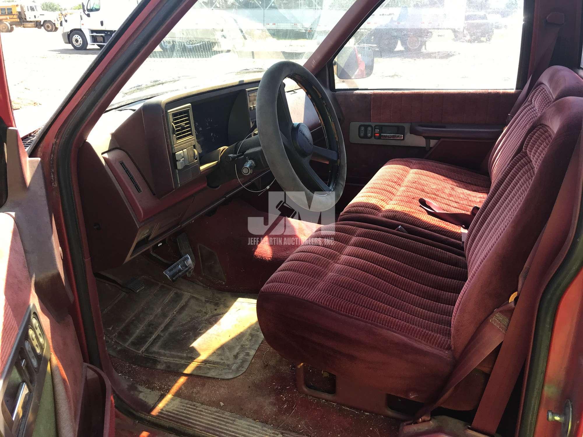 1991 CHEVROLET GMT-400 REGULAR CAB PICKUP VIN: 1GCDC14K5MZ101658