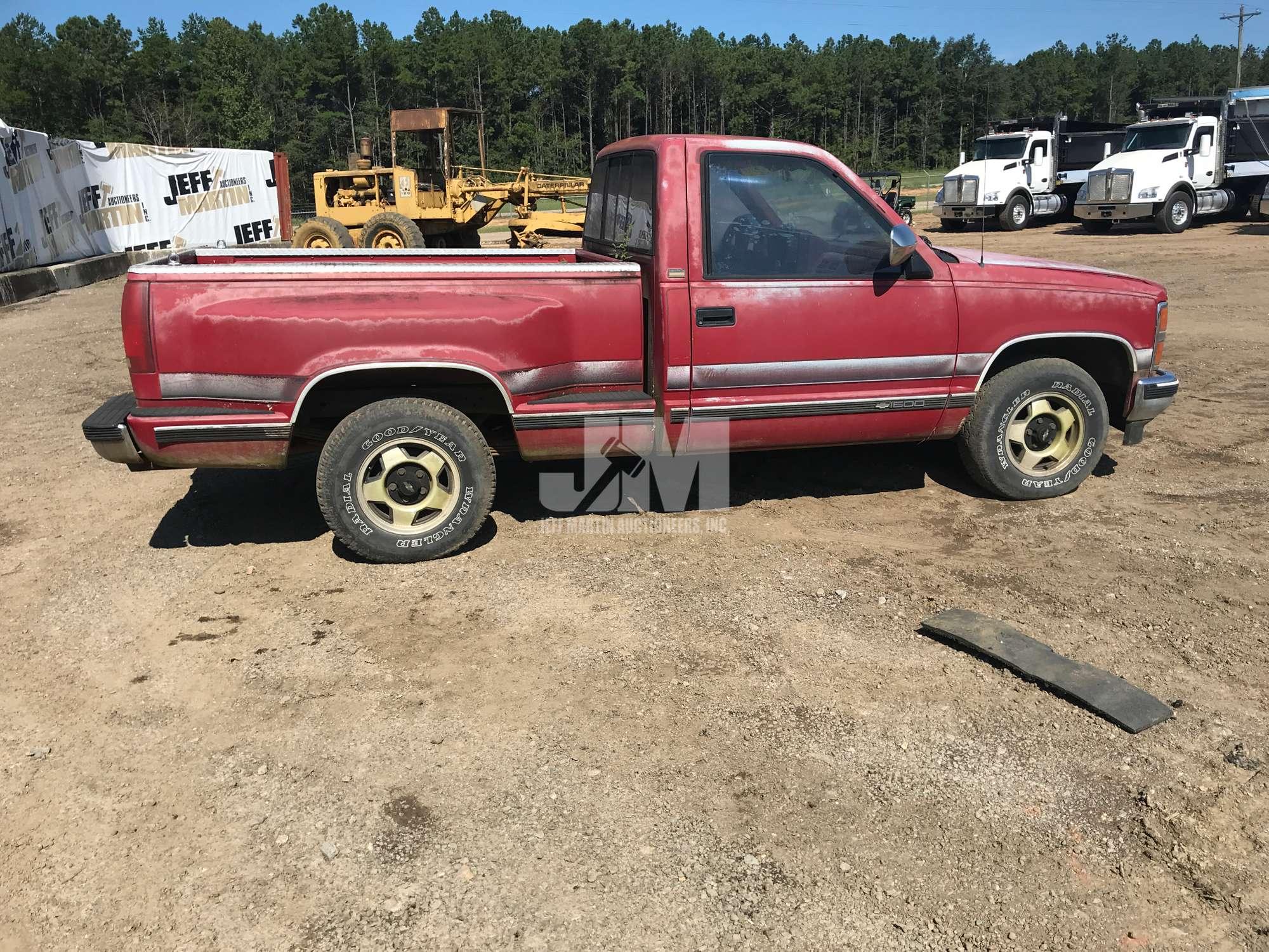1991 CHEVROLET GMT-400 REGULAR CAB PICKUP VIN: 1GCDC14K5MZ101658