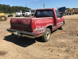 1991 CHEVROLET GMT-400 REGULAR CAB PICKUP VIN: 1GCDC14K5MZ101658