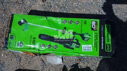 GREENWORKS CORDLESS STRING TRIMMER& JET BLOWER KIT / CONDITION UNKNOWN