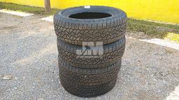 (4) GOODYEAR WRANGLER TRAILRUNNER AT LT275/65R20 TIRES, ***CUSTOMER STATES THEY