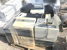 PALLET OF PAPER SHREDDER MACHINES QTY (9) ***CONDITION UNKNOWN***