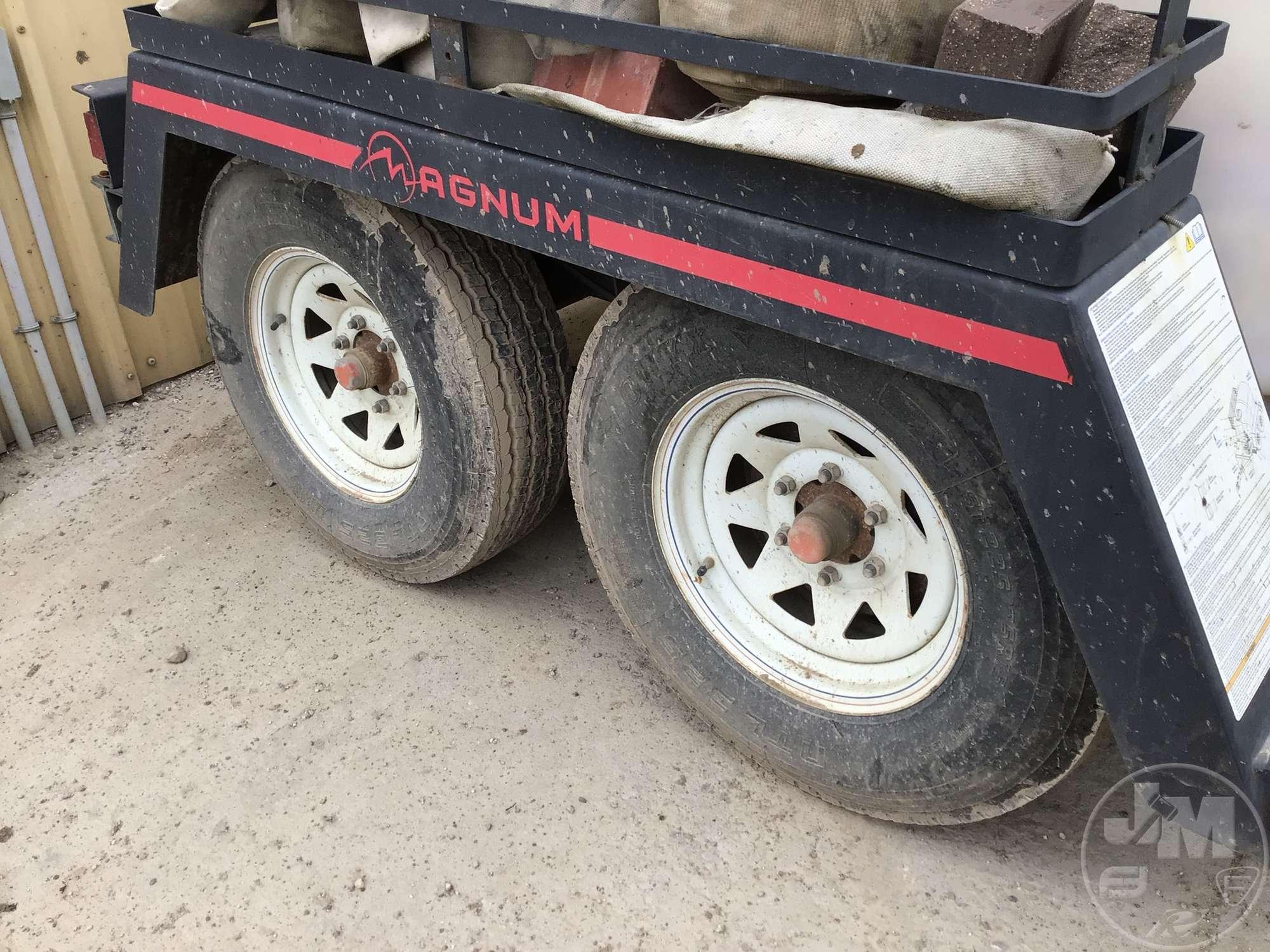 2014 MAGNUM POWER PRODUCTS MWT500 VIN: 5AJWS1427EB403880 T/A WATER TRAILER