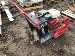 WALK BEHIND COMCRETE SAW, HONDA GX390 13.0 GAS ENGINE