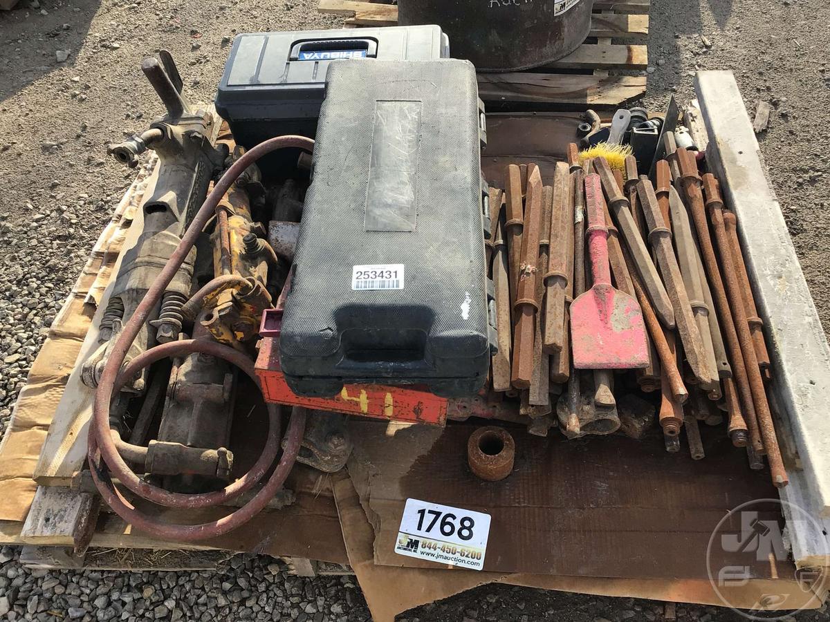 PALLETMOF PYNEUMATIC/ELECTRIC DEMOLITION HAMMERS W/BITS
