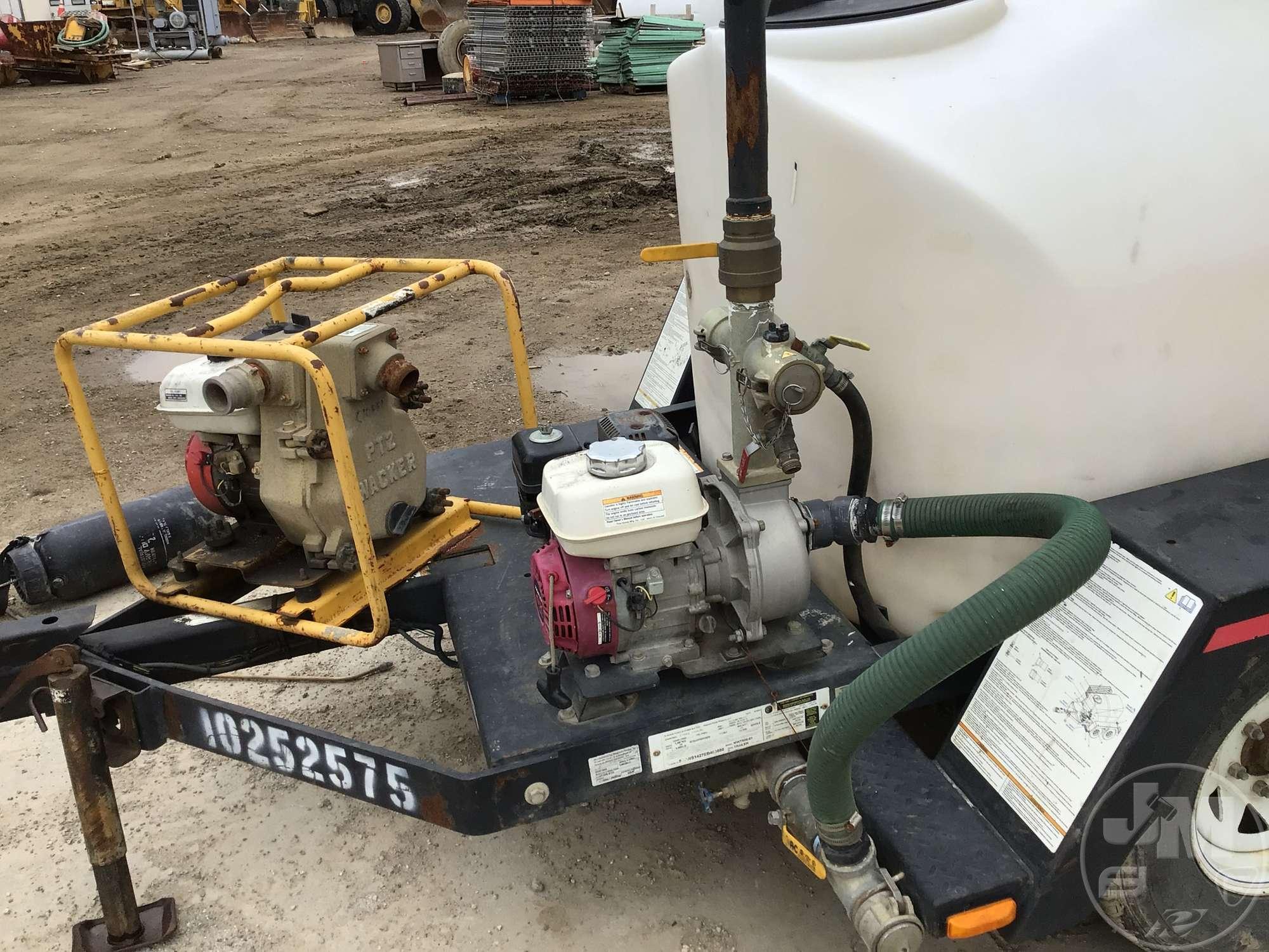 2014 MAGNUM POWER PRODUCTS MWT500 VIN: 5AJWS1427EB403880 T/A WATER TRAILER