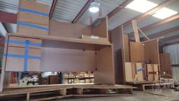 QTY OF (3) WOOD DESKS, 2-DRAWER