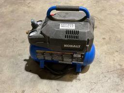 KOBALT 14385 PORTABLE AIR COMPRESSOR SN: LK3197