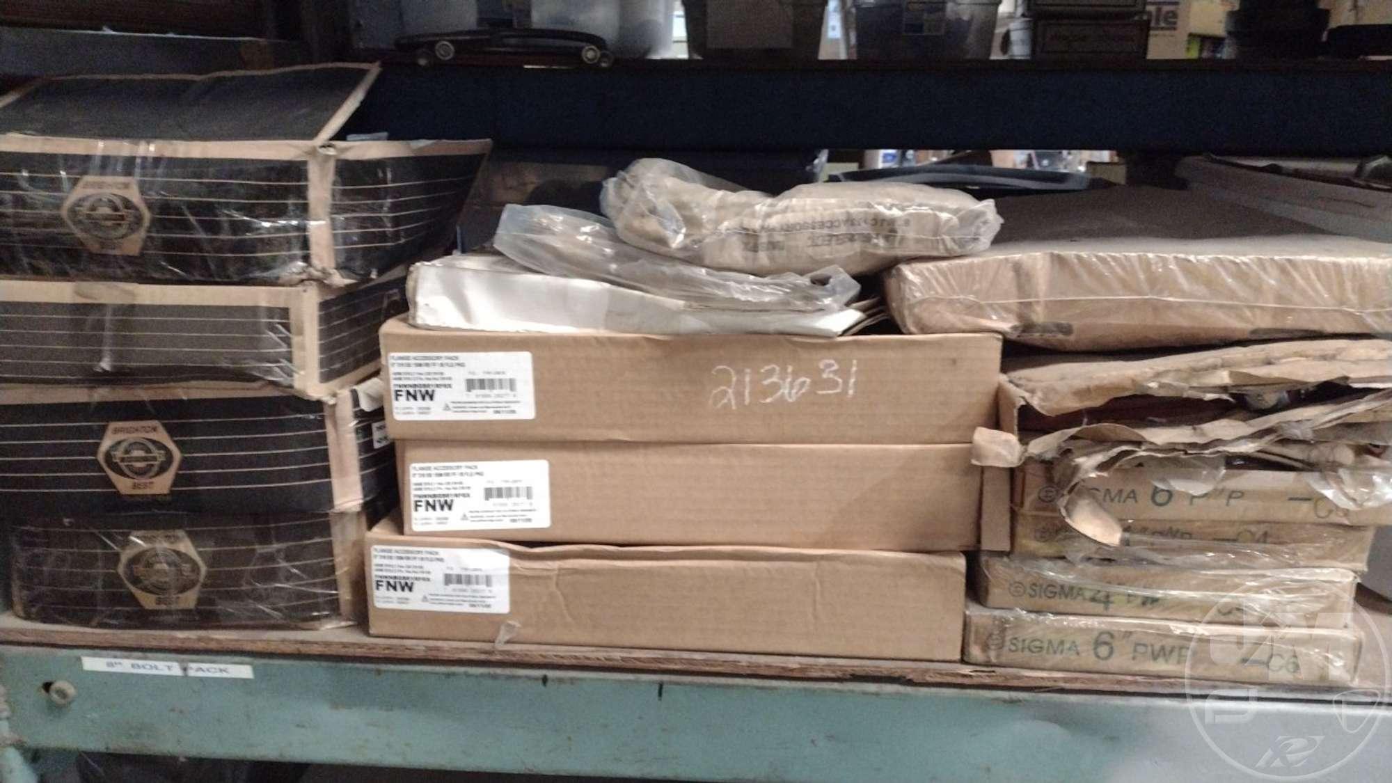 QTY OF MISC FLANGE BOLT PACKS, MISC SIZES