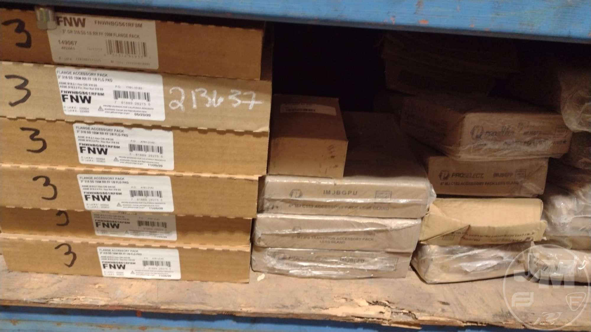 QTY OF MISC BOLT FLANGE KITS