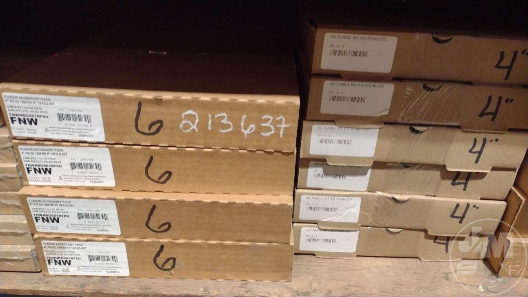 QTY OF MISC BOLT FLANGE KITS