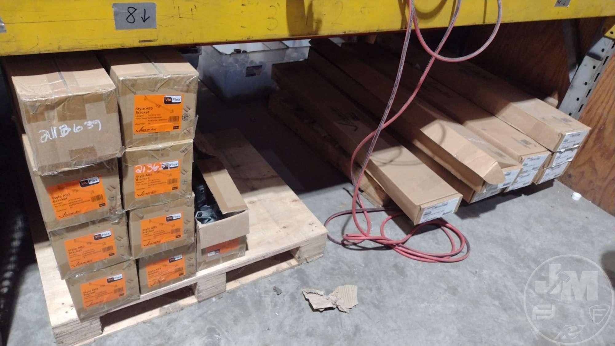 QTY OF VIC FLEX BRACKET WHIPS & HOSES, ***SHELVING NOT