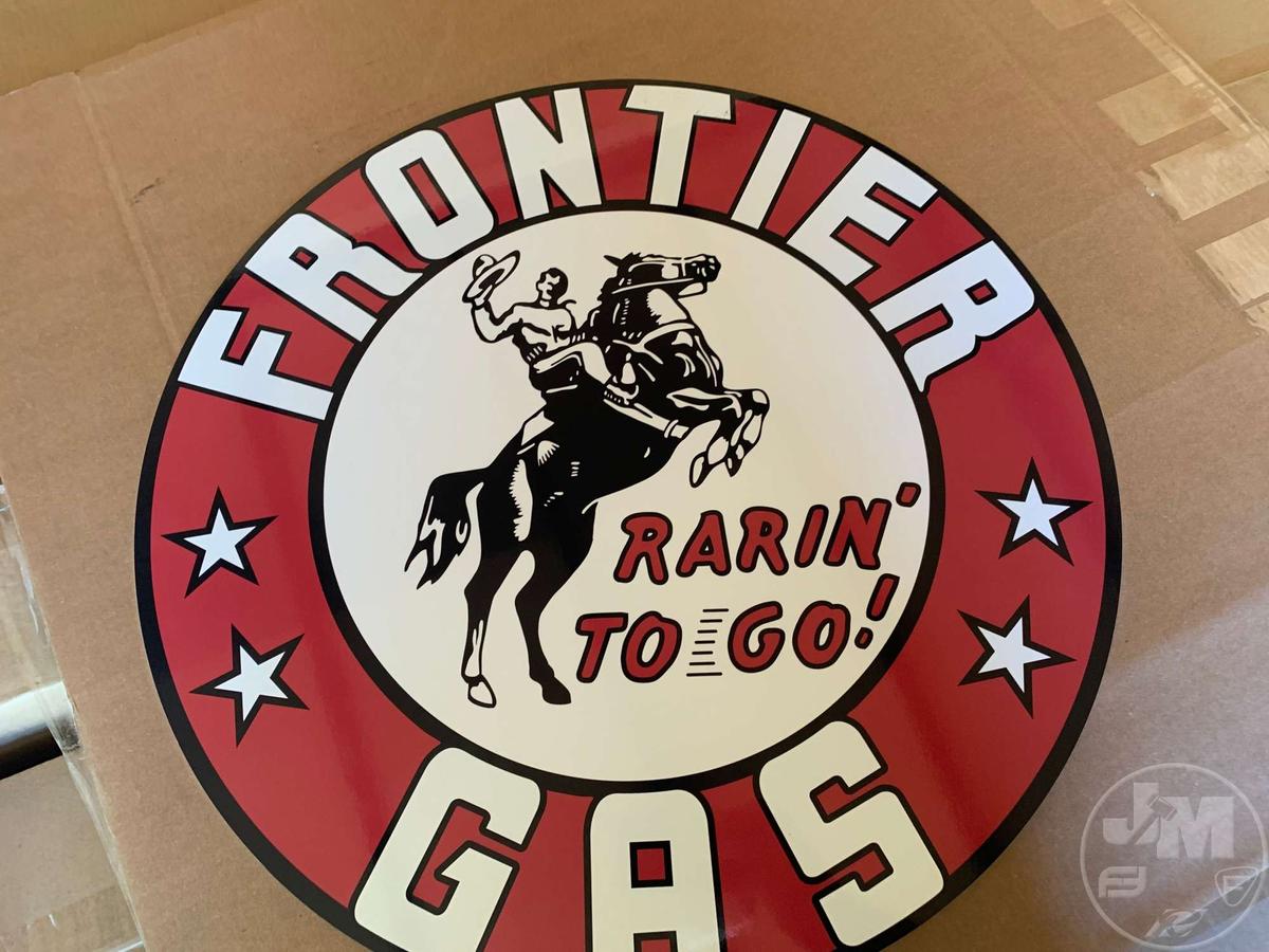 24'' FRONTIER GAS SIGN