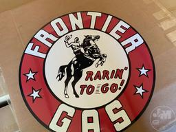 24'' FRONTIER GAS SIGN