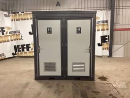 UNUSED, 2023 BASTONE PORTABLE TOILETS W/ (2) STALLS, 110V/220V