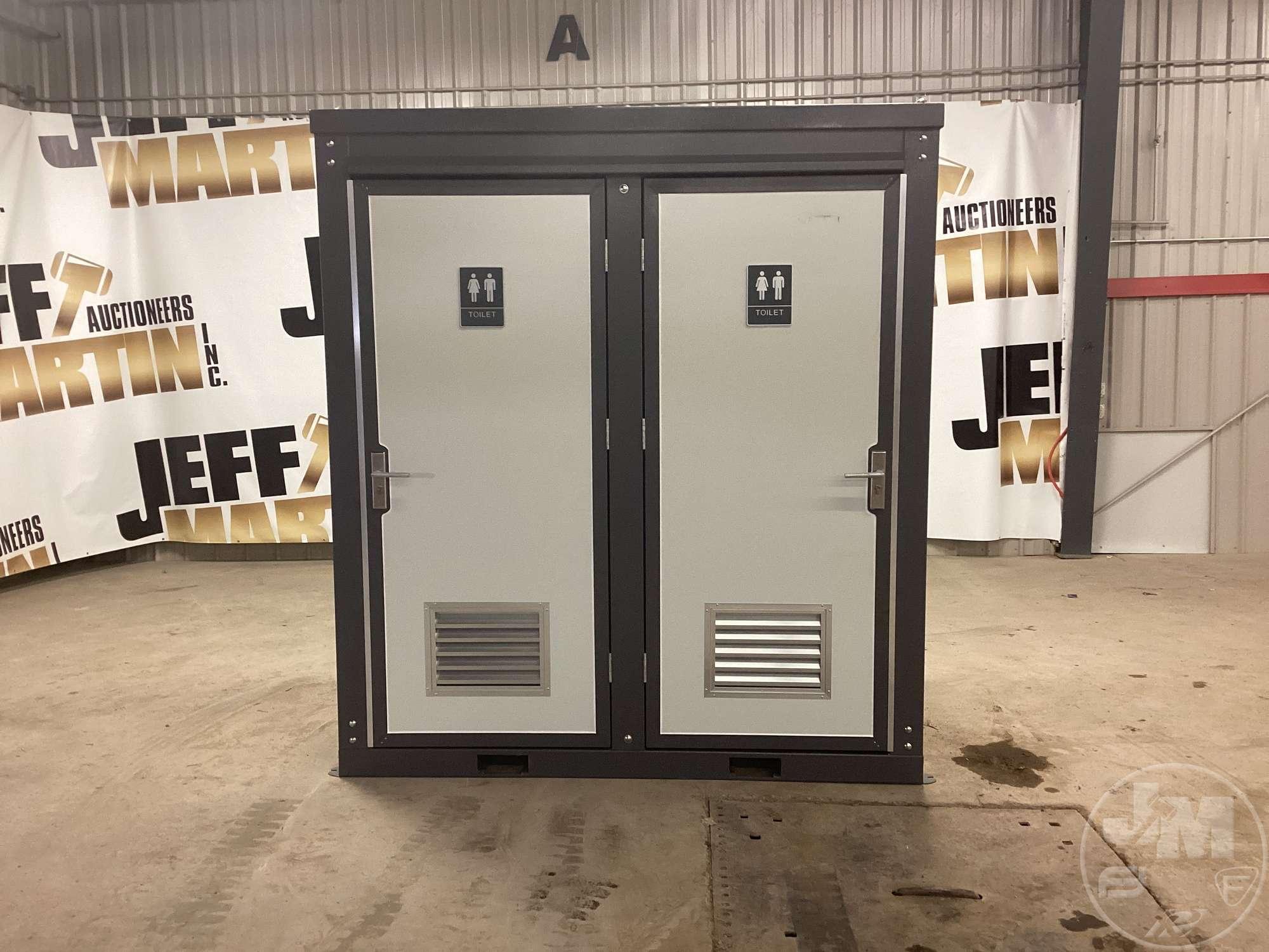 UNUSED, 2023 BASTONE PORTABLE TOILETS W/ (2) STALLS, 110V/220V