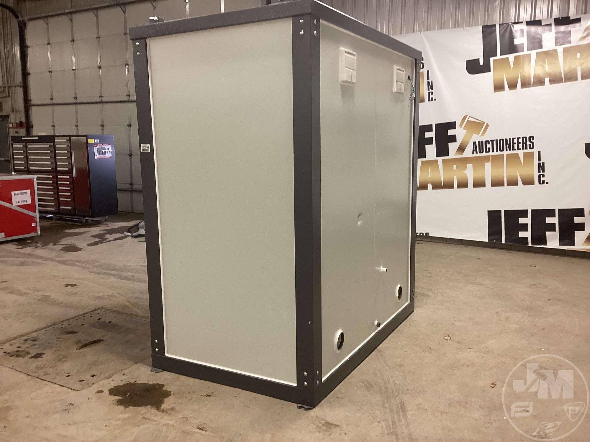 UNUSED, 2023 BASTONE PORTABLE TOILETS W/ (2) STALLS, 110V/220V