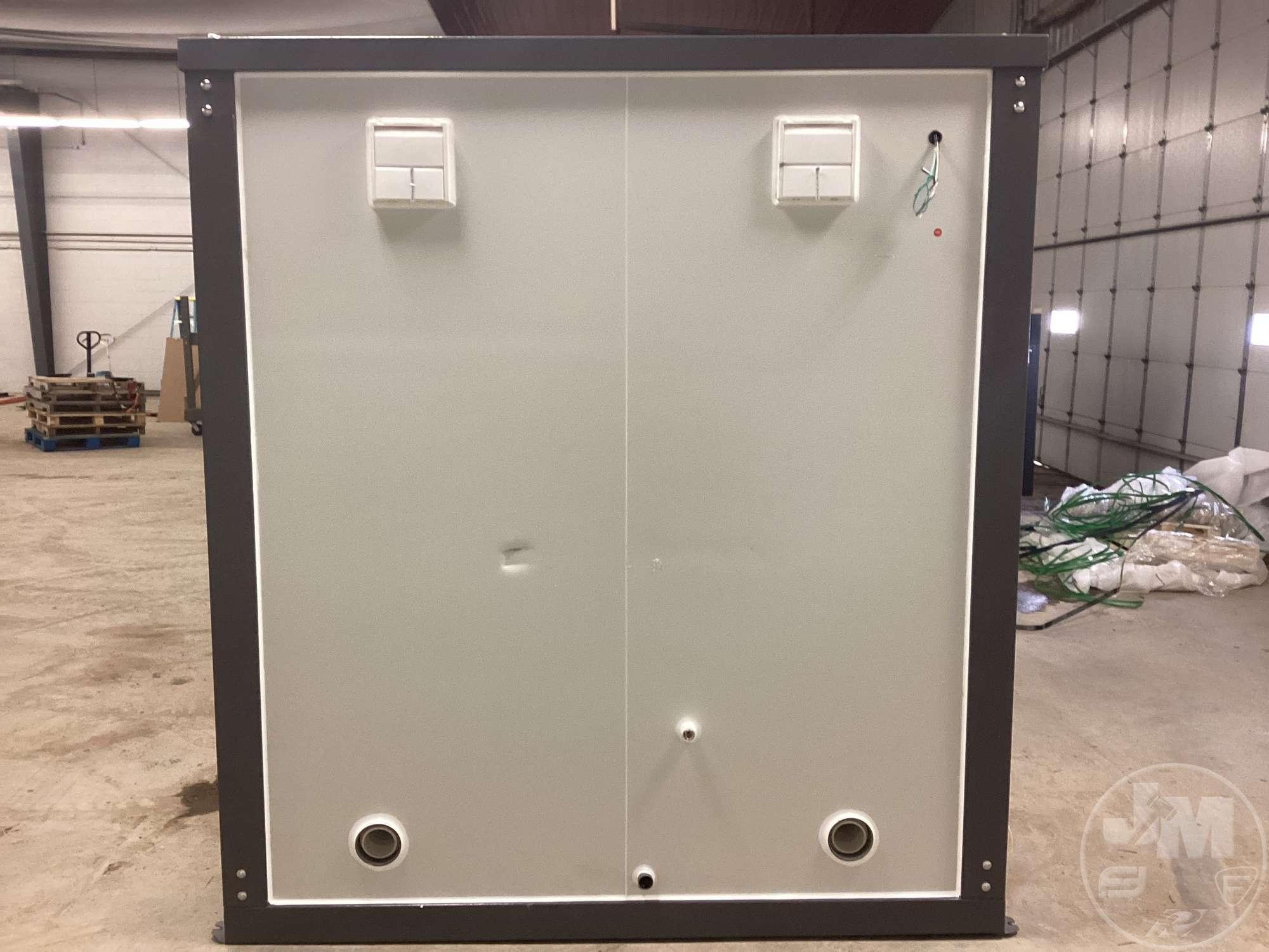 UNUSED, 2023 BASTONE PORTABLE TOILETS W/ (2) STALLS, 110V/220V