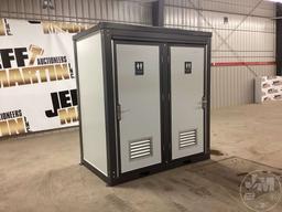 UNUSED, 2023 BASTONE PORTABLE TOILETS W/ (2) STALLS, 110V/220V