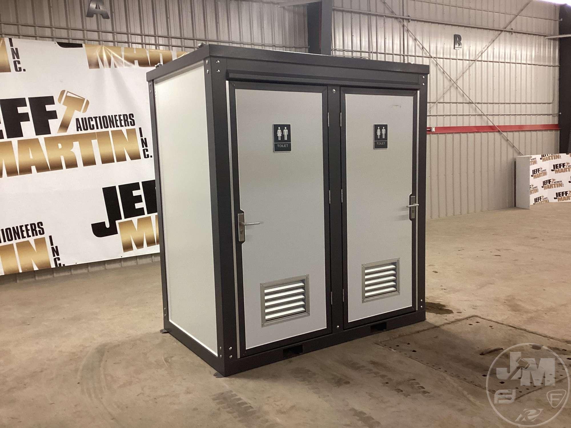 UNUSED, 2023 BASTONE PORTABLE TOILETS W/ (2) STALLS, 110V/220V