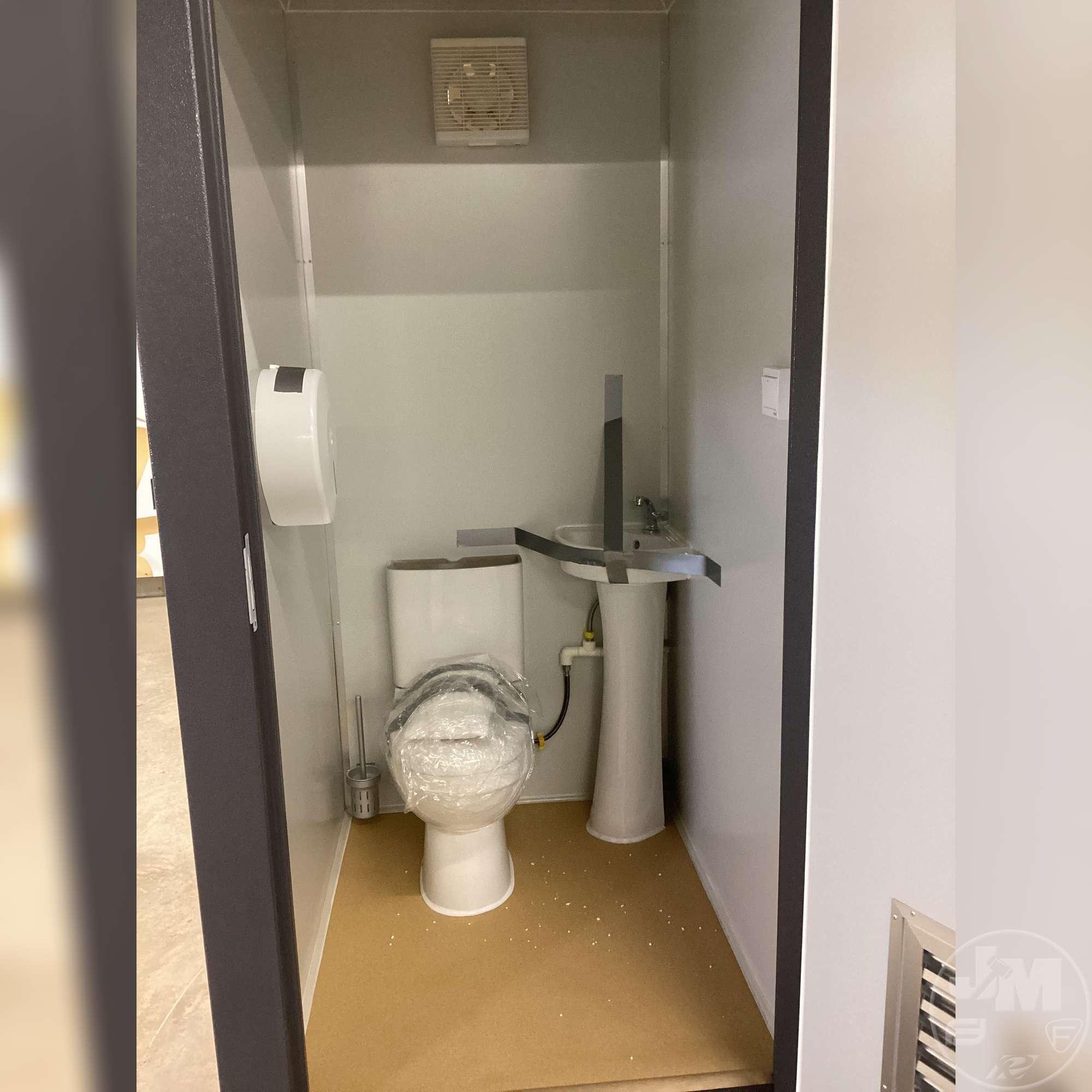 UNUSED, 2023 BASTONE PORTABLE TOILETS W/ (2) STALLS, 110V/220V