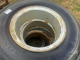 QTY OF (4) 11R22 TIRES W/ WHEELS
