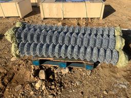 QTY OF (5) CHAIN LINK MESH FENCE
