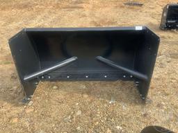 BLUE DIAMOND 60" SNOW PUSHER STANDARD DUTY WITH RUBBER EDGE,