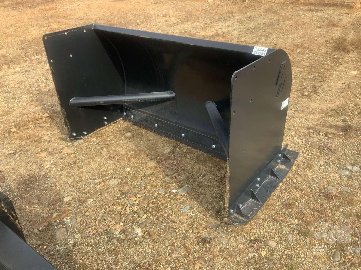 BLUE DIAMOND 60" SNOW PUSHER STANDARD DUTY WITH RUBBER EDGE,