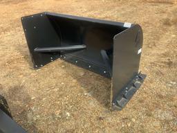 BLUE DIAMOND 60" SNOW PUSHER STANDARD DUTY WITH RUBBER EDGE,