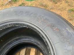 QTY OF (2) 385/65R22.5 TIRES