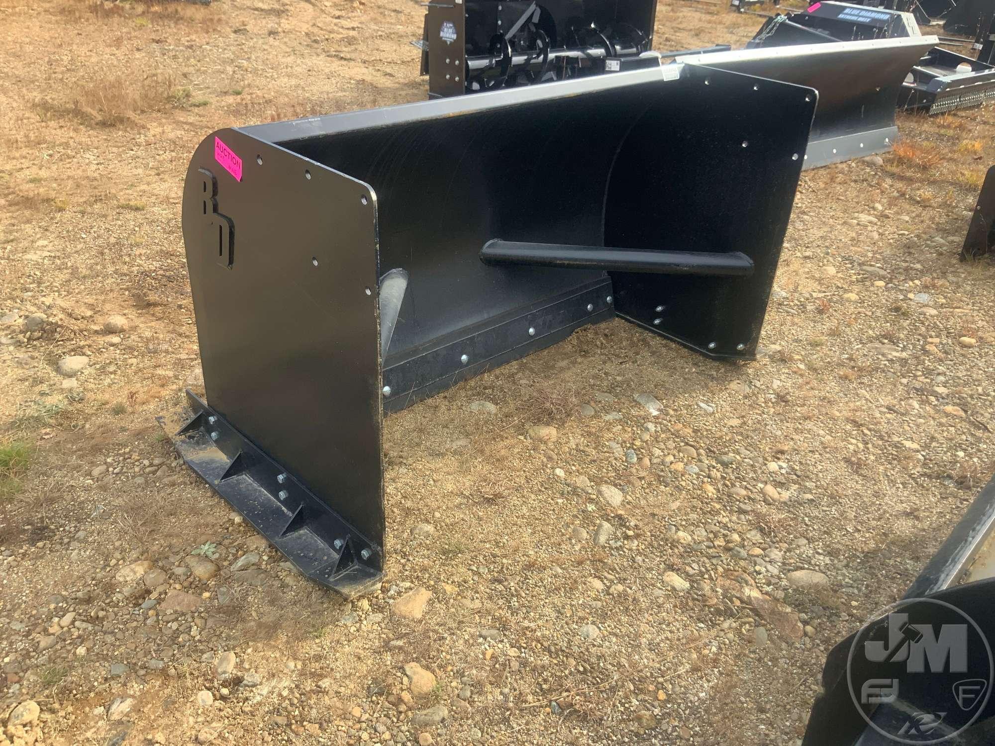 BLUE DIAMOND 60" SNOW PUSHER STANDARD DUTY WITH RUBBER EDGE,