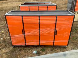 10 DRAWERS, 2 CABINETS WORKBENCH, (NEW/UNUSED)