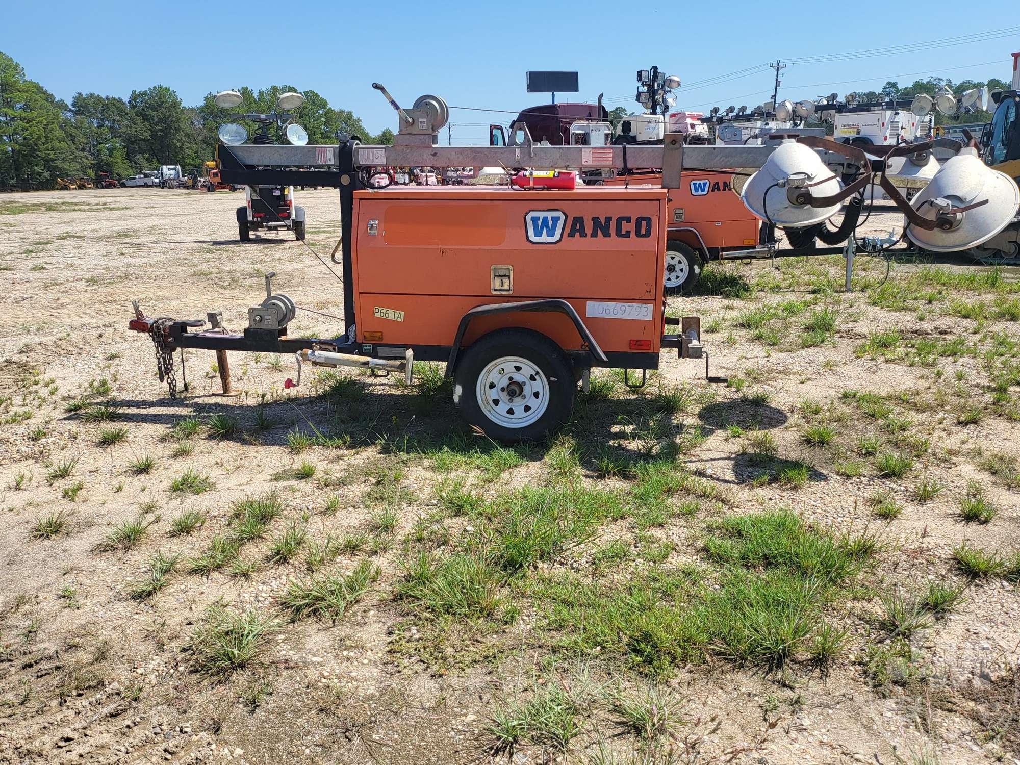 2017 WANCO WLT 4 BULB LIGHT TOWER