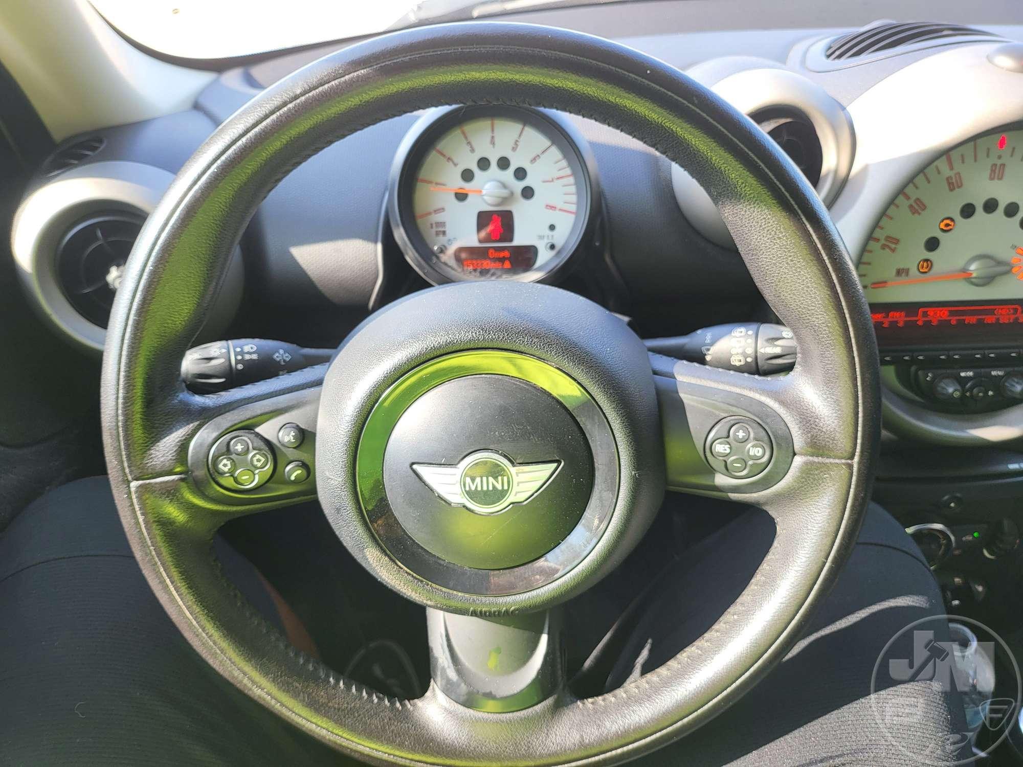 2012 MINI COOPER S AUTOMOBILE VIN: WMWZC3C53CWM26884