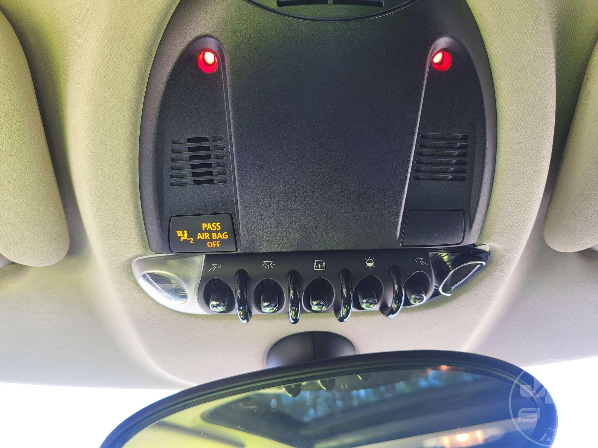 2012 MINI COOPER S AUTOMOBILE VIN: WMWZC3C53CWM26884