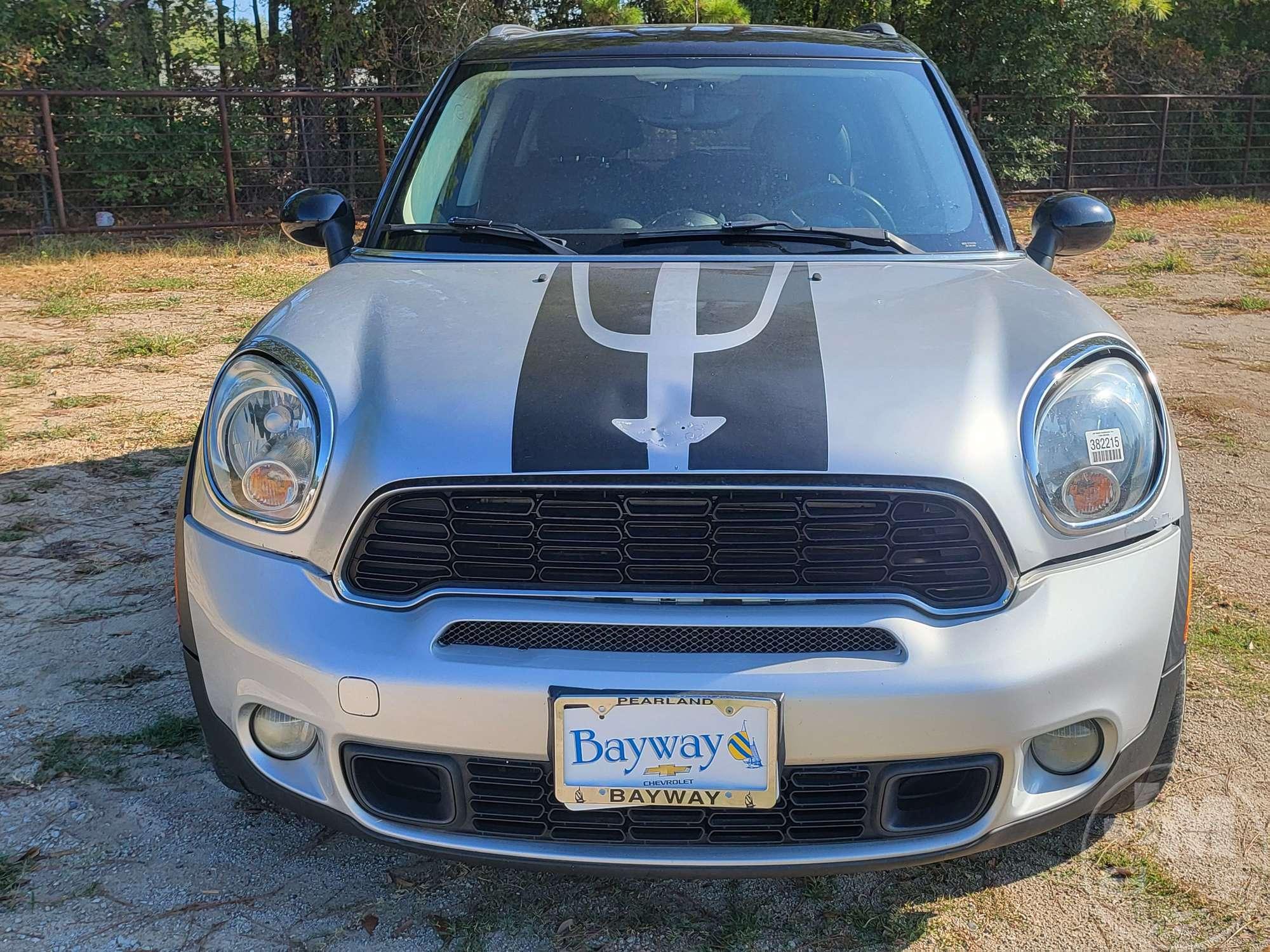 2012 MINI COOPER S AUTOMOBILE VIN: WMWZC3C53CWM26884