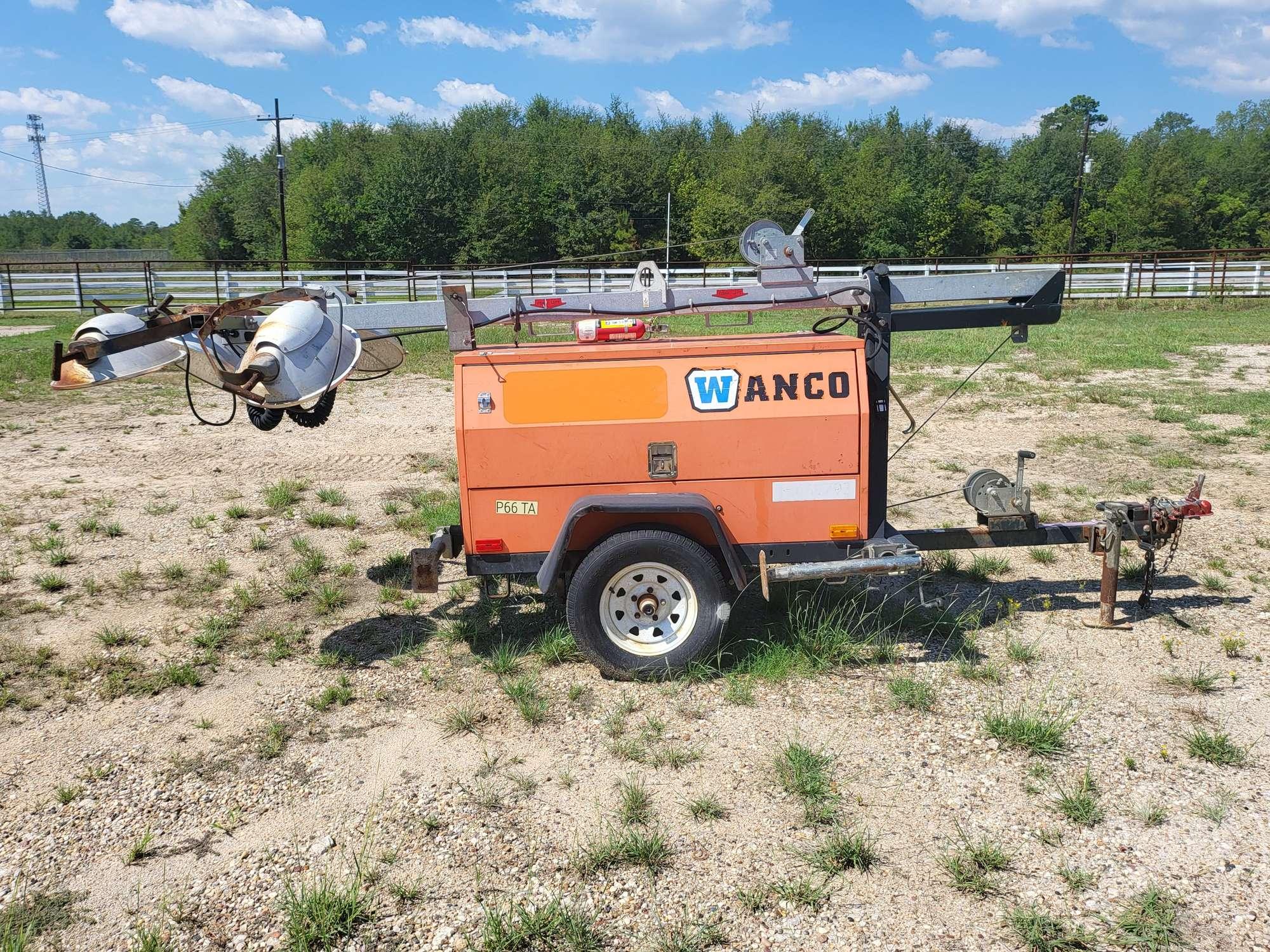 2017 WANCO WLT 4 BULB LIGHT TOWER