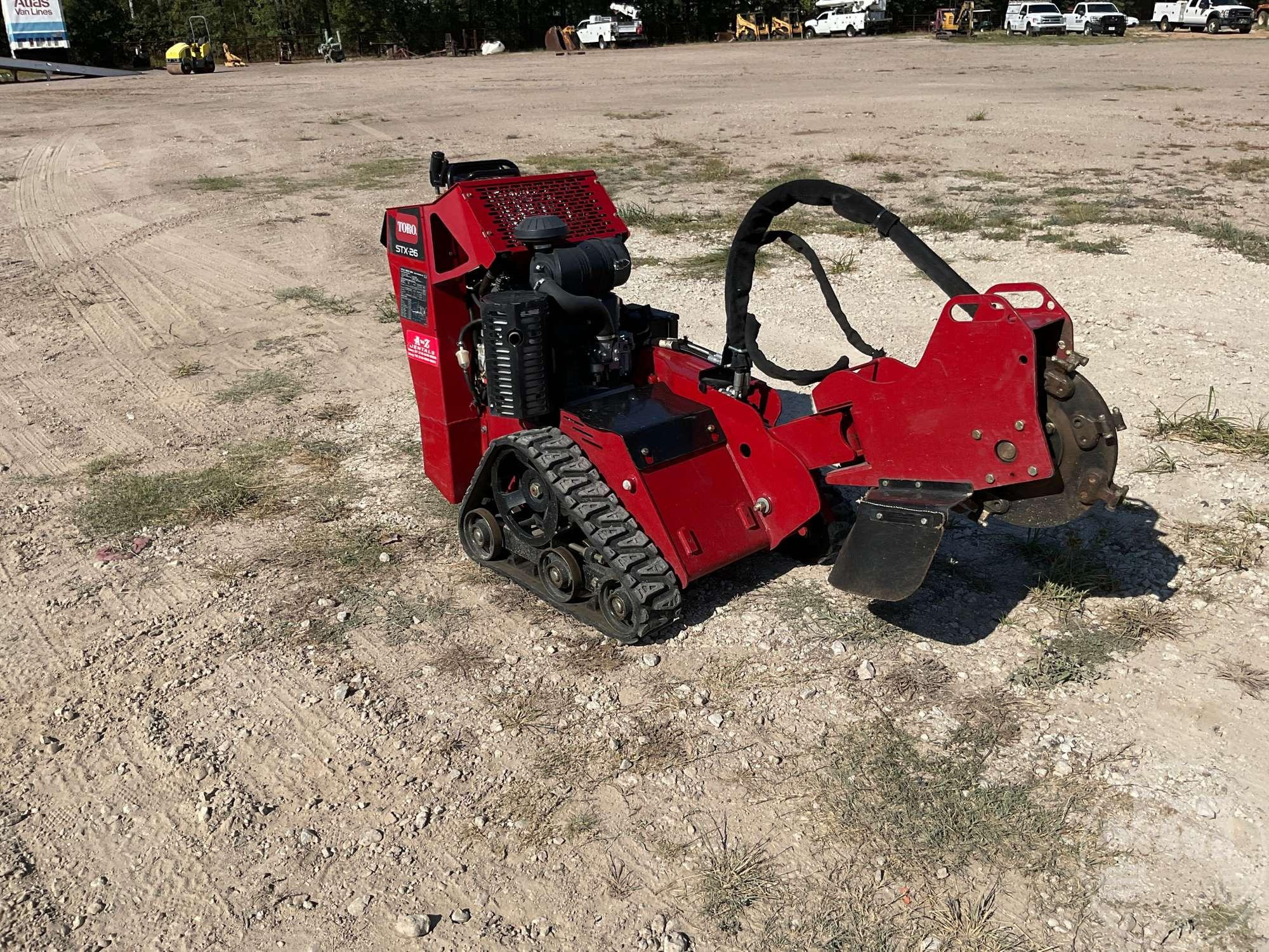 2019 TORO  STX-26 SN: 409157472 STUMP GRINDER