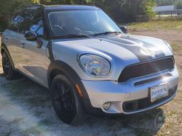2012 MINI COOPER S AUTOMOBILE VIN: WMWZC3C53CWM26884