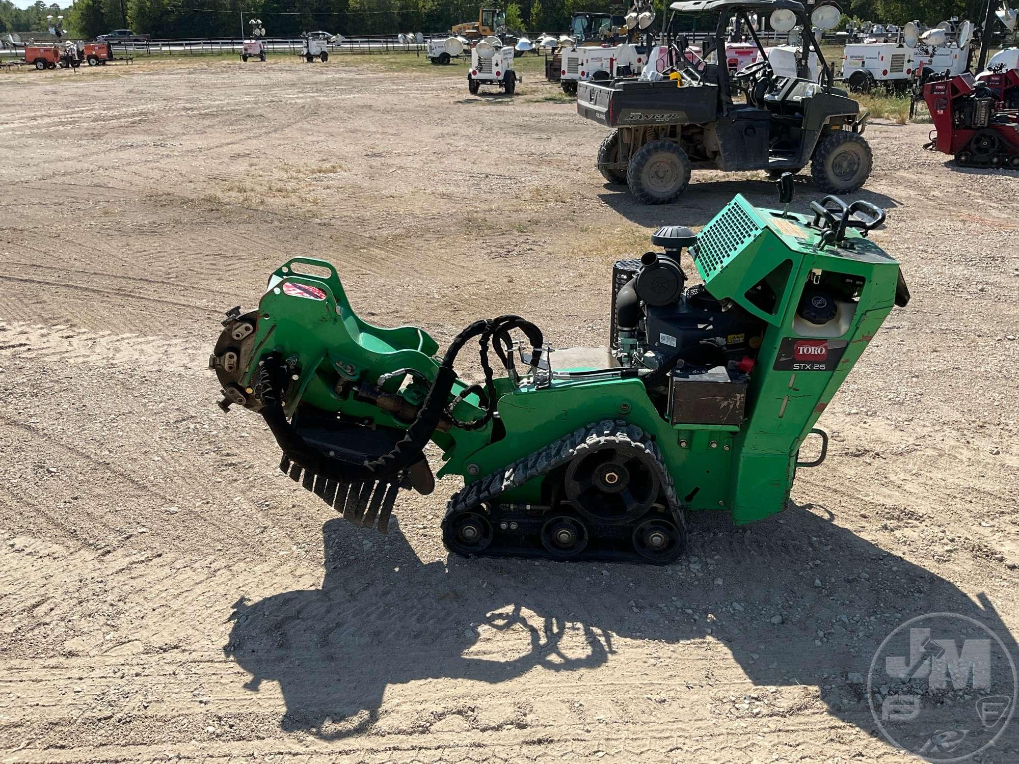 2019 TORO  STX-26 SN: 405232408 STUMP GRINDER