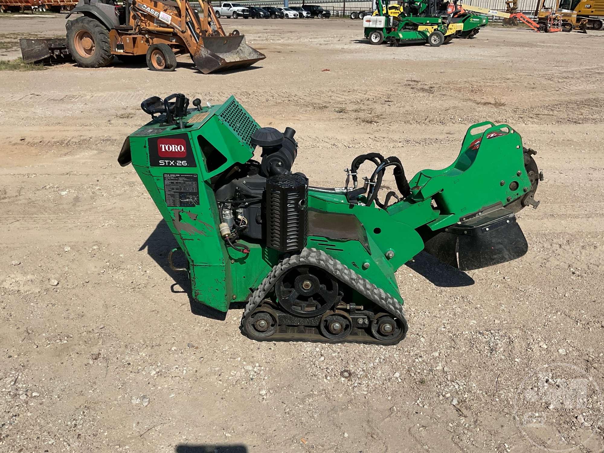 2019 TORO  STX-26 SN: 405232408 STUMP GRINDER