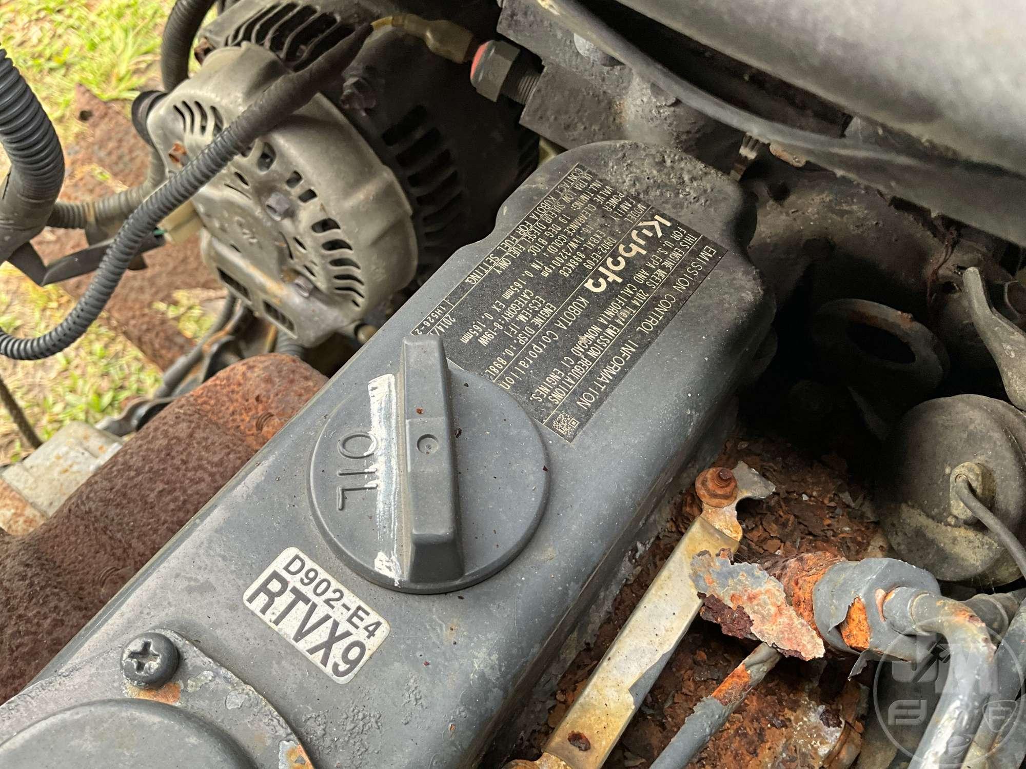 KUBOTA RTV-X900 SN: A5KB2FDBAFG023071