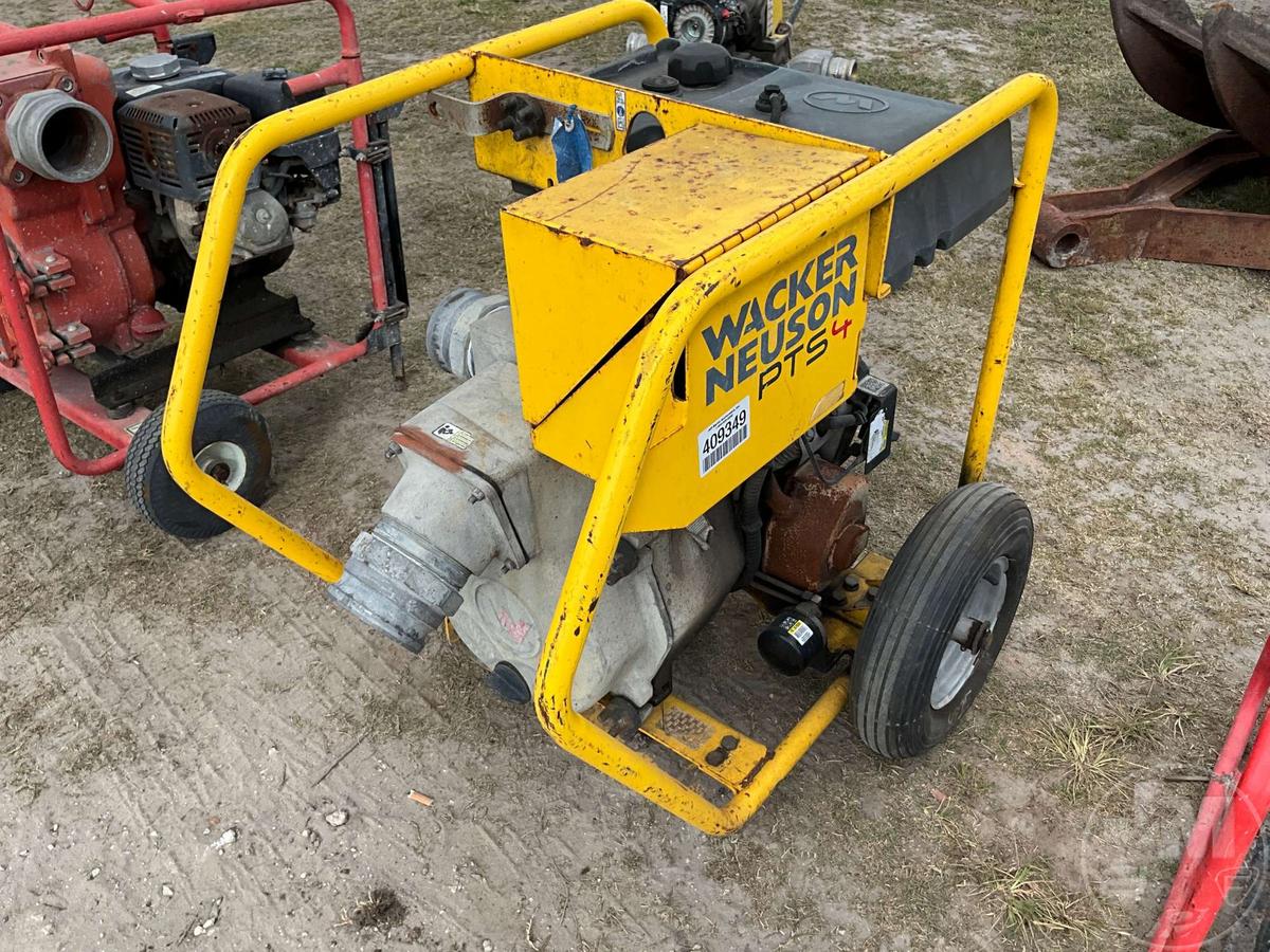 2015 WACKER NEUSON PTS4 4" PORTABLE PUMP SN: 24235120