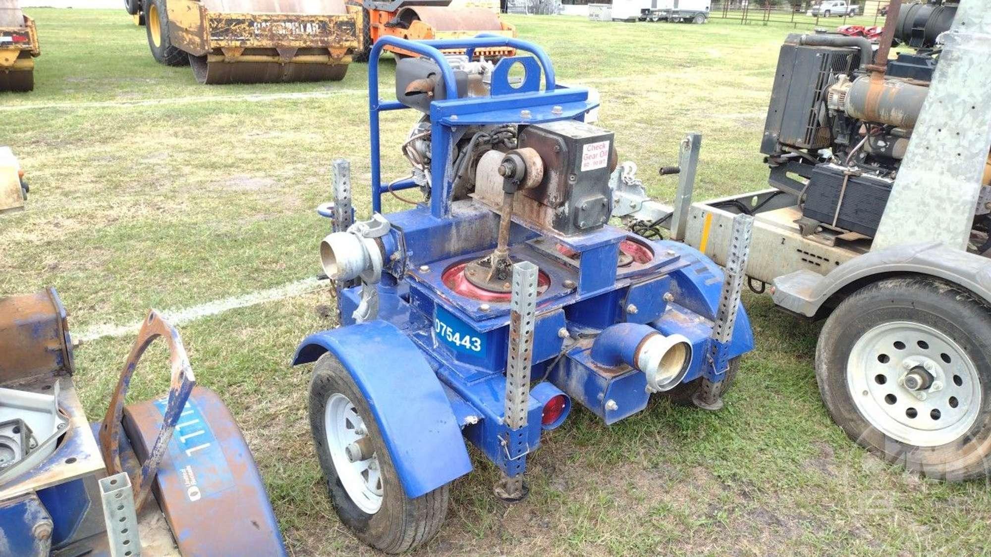 DOUBLE DIAPHRAGM 4" PORTABLE PUMP SN: 4DD1170
