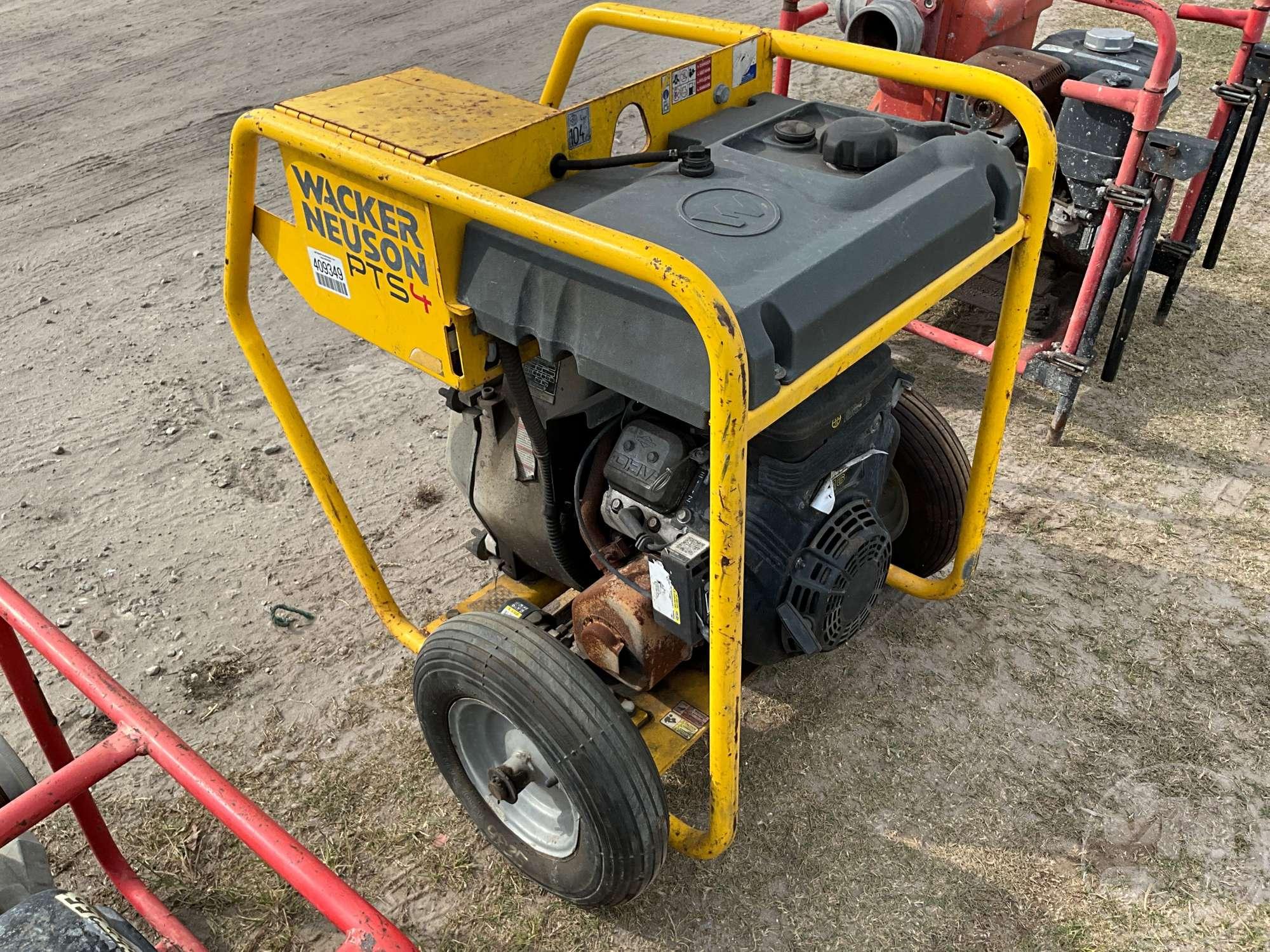 2015 WACKER NEUSON PTS4 4" PORTABLE PUMP SN: 24235120
