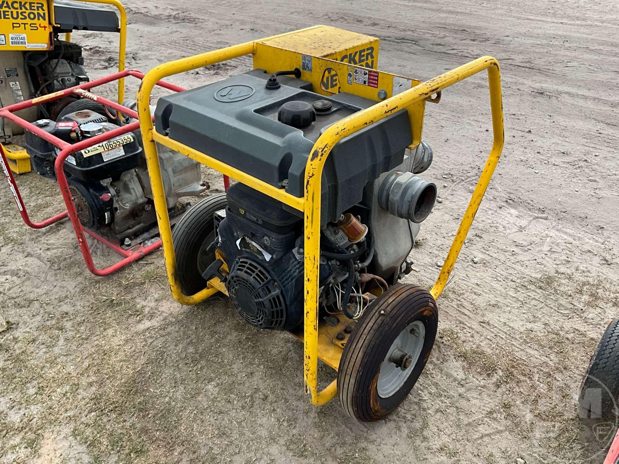 2015 WACKER NEUSON PTS4 4" PORTABLE PUMP SN: 24235120