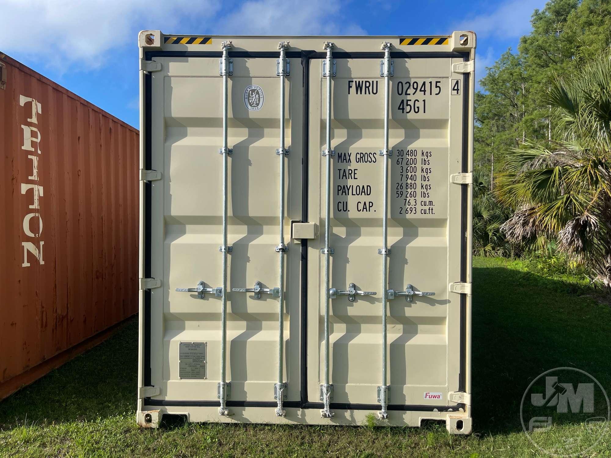 2022 GUANGDONG FUWA EQUIPMENT 40' CONTAINER SN: FWRU0294154